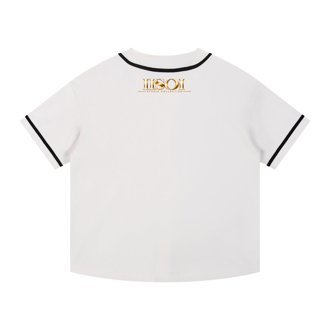 Contrast Piped Button-Up Jersey - Image 6