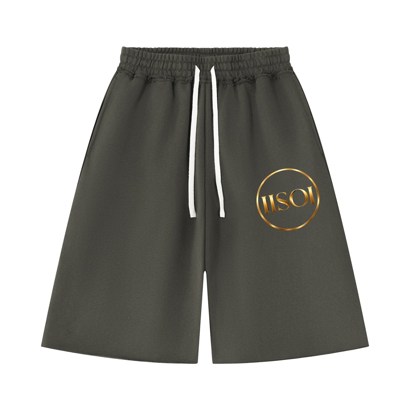 Unisex Heavyweight Raw Edge Shorts - Image 3